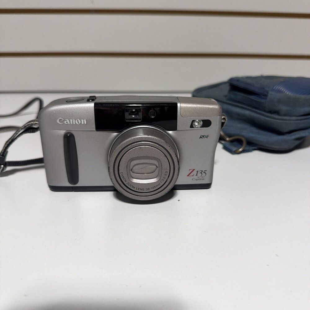 Canon Sure Shot Z135 Caption 35mm Point & Shoot Film Camera Working